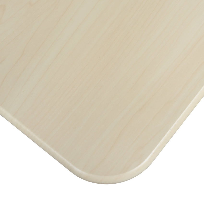 Regency 28" Boomerang Height Adjustable Plastic Top Activity School Desk (Maple) - SchoolOutlet