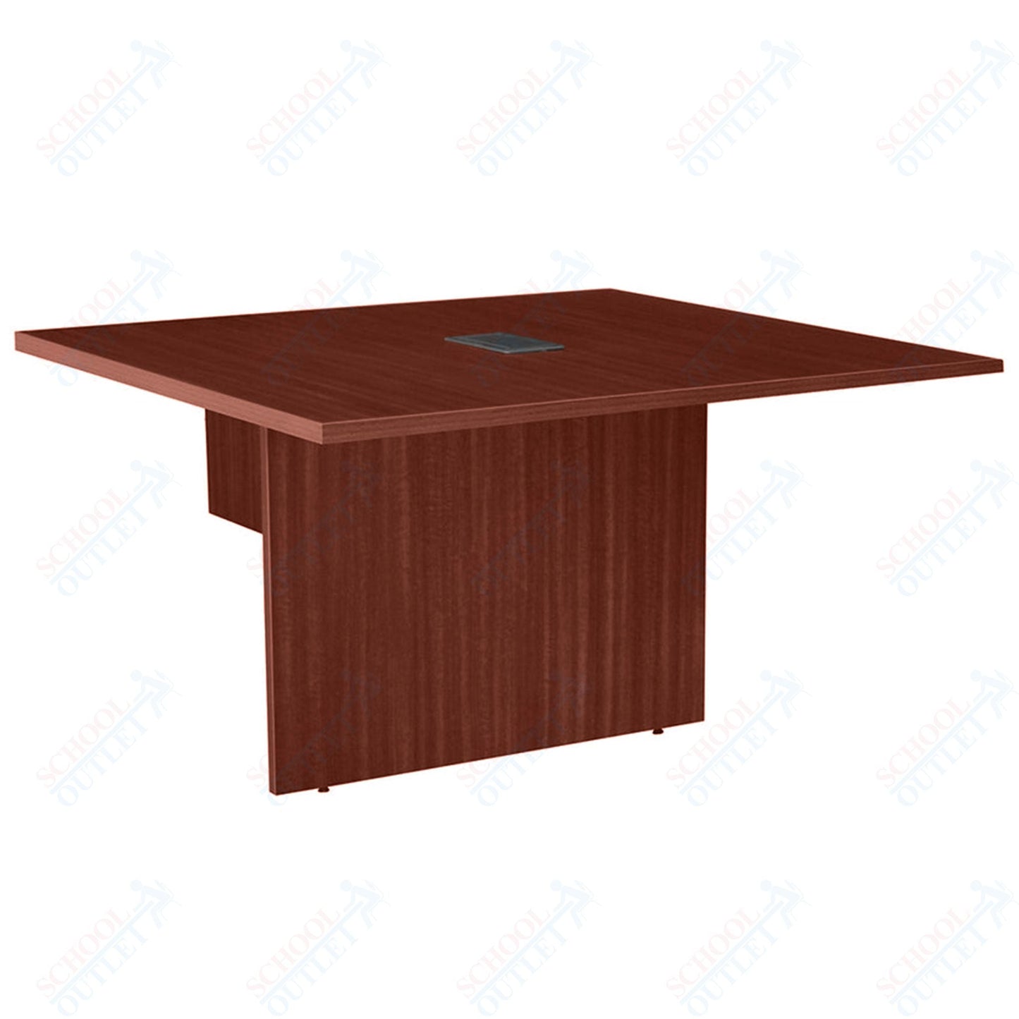Regency Legacy 4 ft Racetrack Conference Table Extension with Charging Port - SchoolOutlet