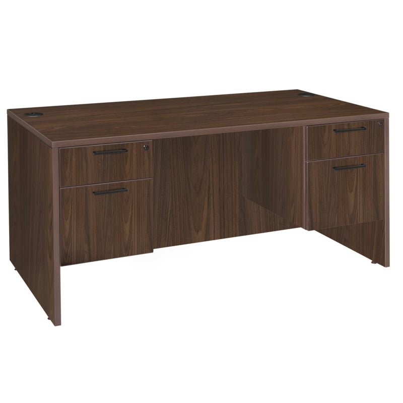 Regency Legacy 60 x 30 in. Office Desk with Double Pedestal Drawer Unit - SchoolOutlet