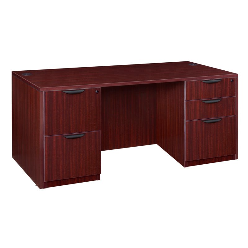 Regency Legacy 66 x 30 in. Office Desk with Double Full Pedestal - SchoolOutlet