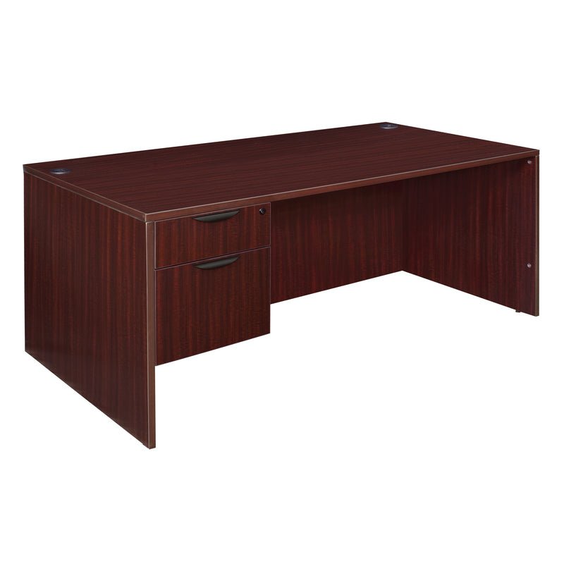 Regency Legacy 71 x 35 in. Executive Desk with Single Pedestal Drawer Unit - SchoolOutlet