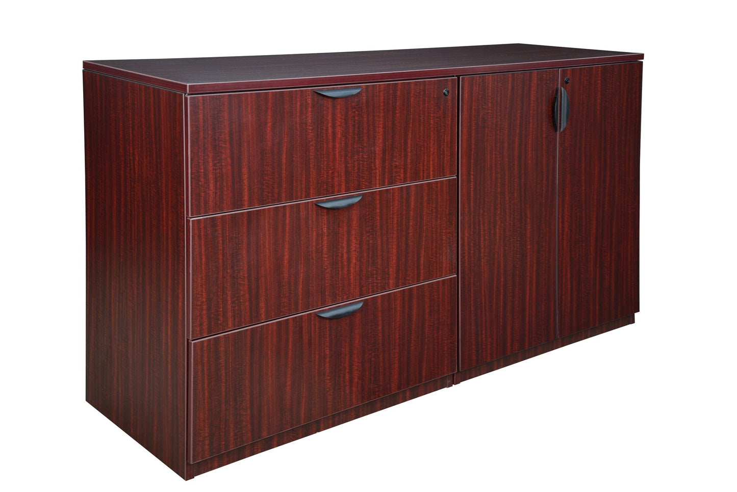 Regency Legacy Executive Stand Up Side to Side Storage Cabinet Lateral File Station 72"W x 23"D x 42"H (REG - LSSCLF7223) - SchoolOutlet