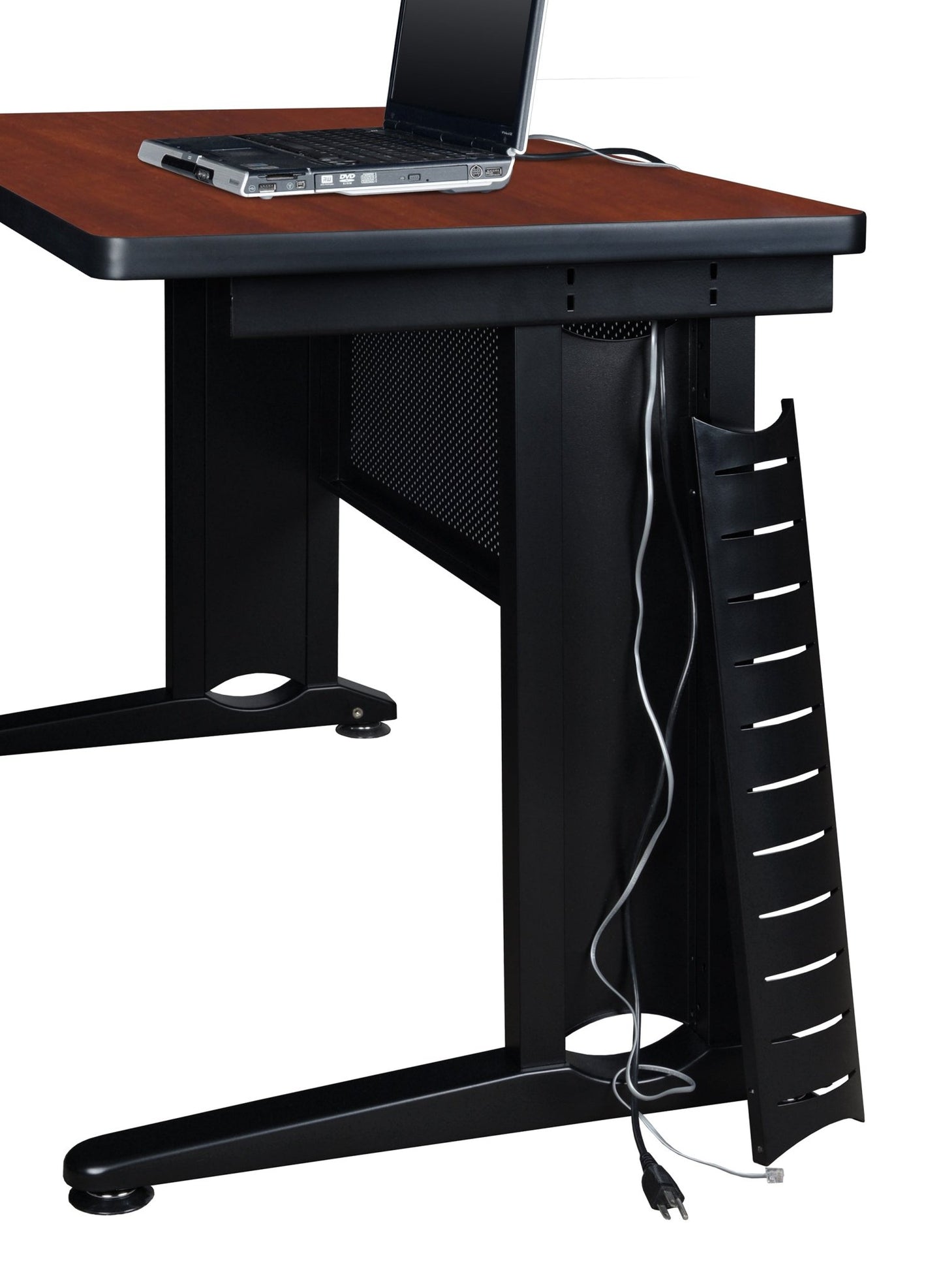 Regency Fusion 48" x 24" Teachers Desk with Single Pedestal Drawer Unit - SchoolOutlet