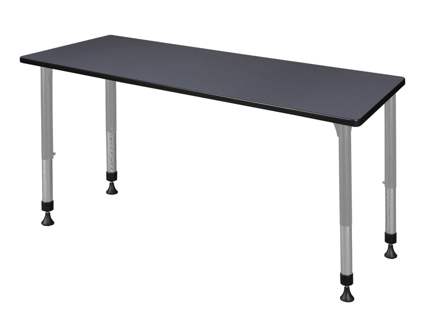 Regency Kee 66 x 24 in. Height Adjustable Mobile Classroom Activity Table - SchoolOutlet