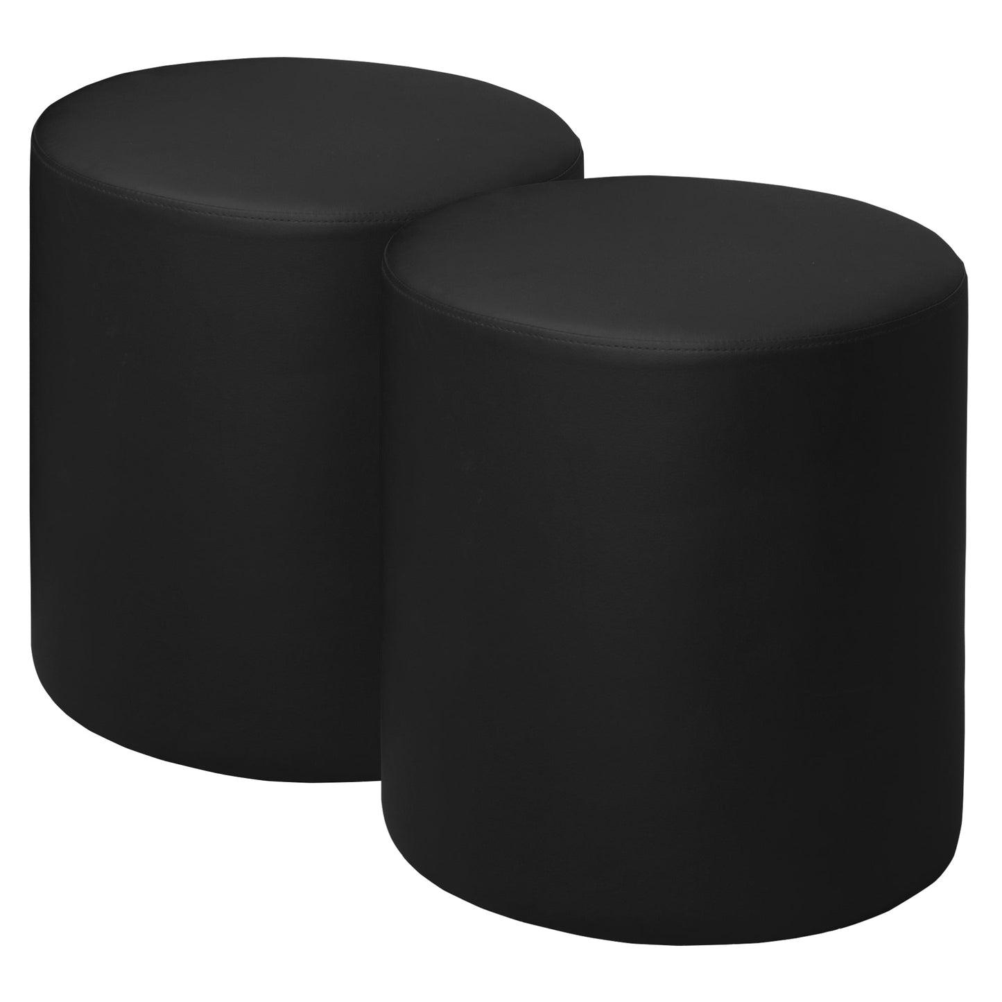 Regency Logan Round Stool Ottoman - SchoolOutlet
