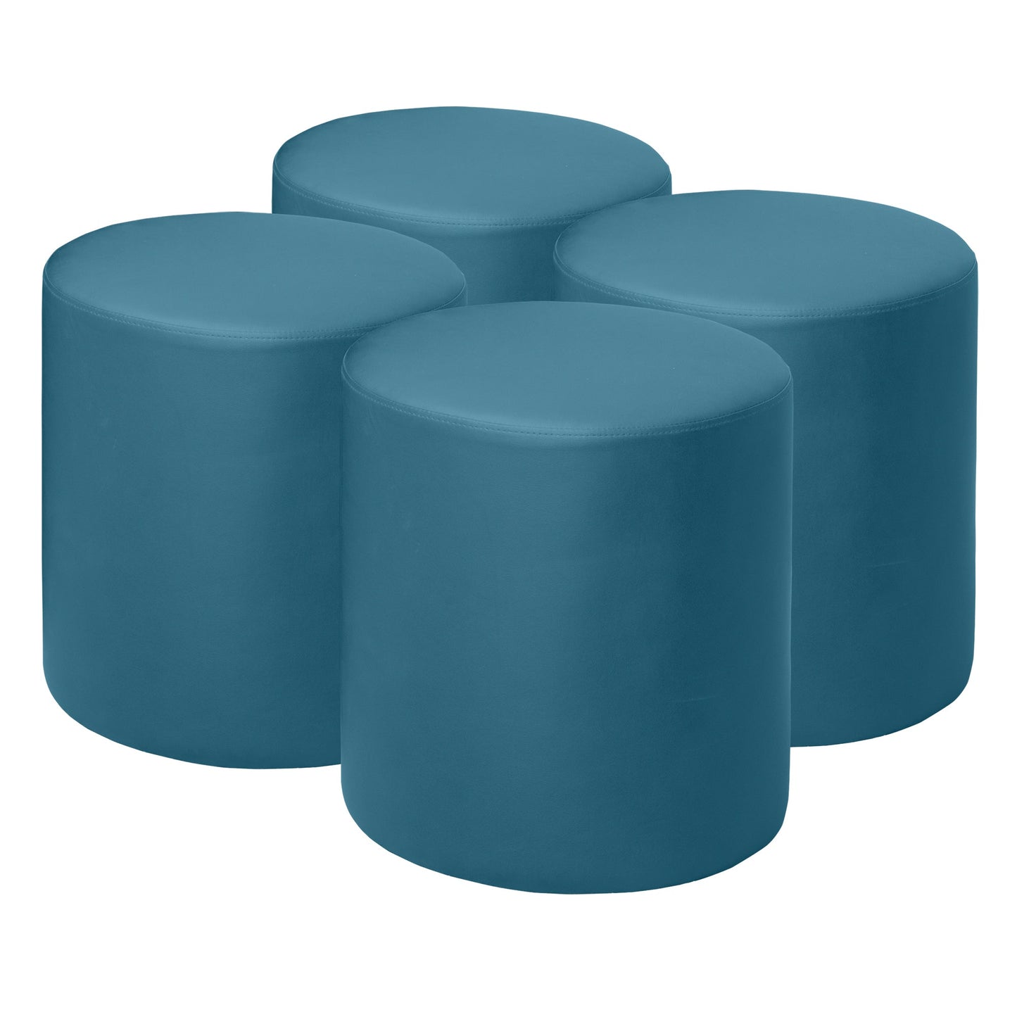 Regency Logan Round Stool Ottoman - SchoolOutlet