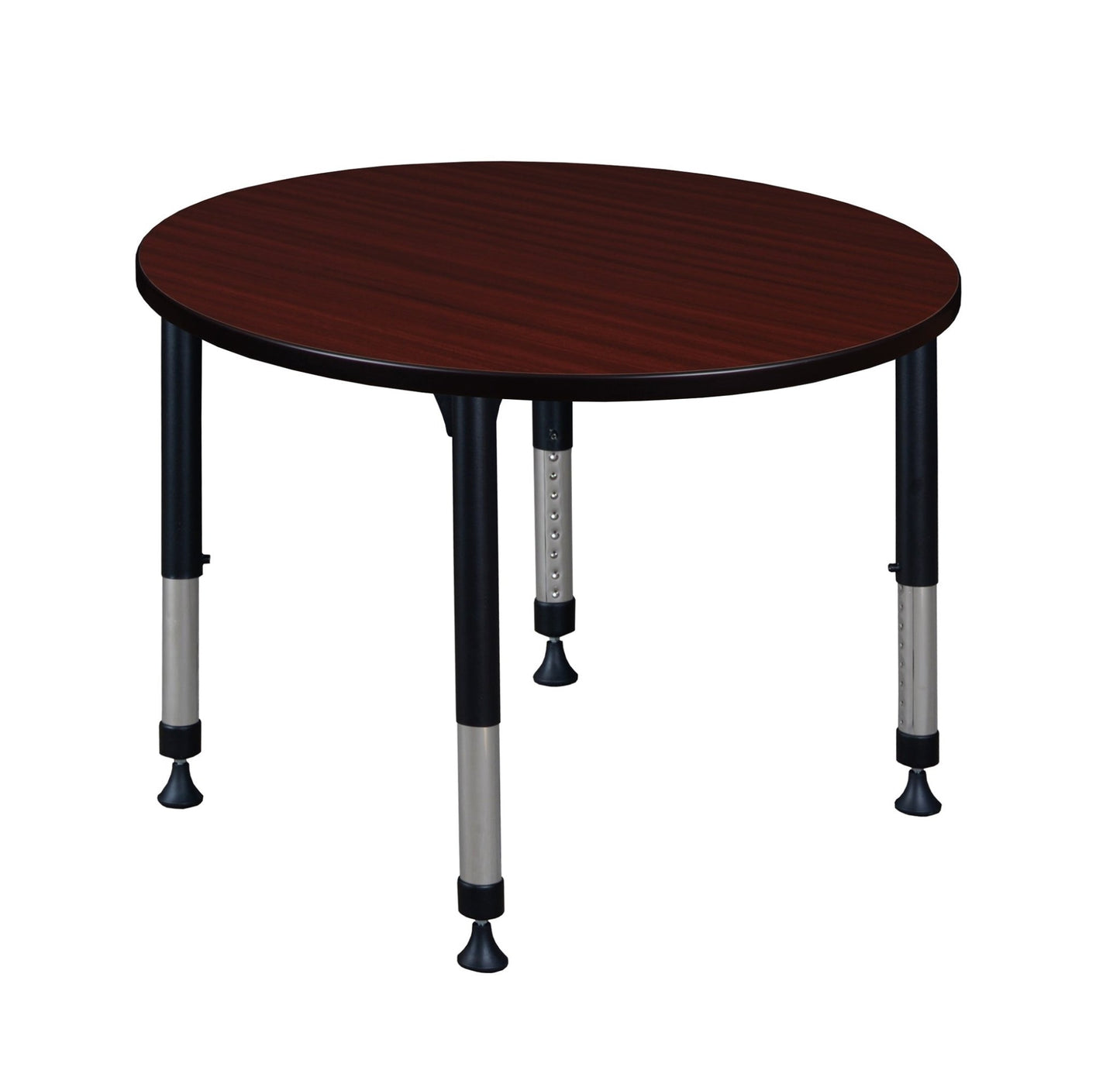 Regency Kee 36 in. Round Height Adjustable Mobile Classroom Activity Table - SchoolOutlet