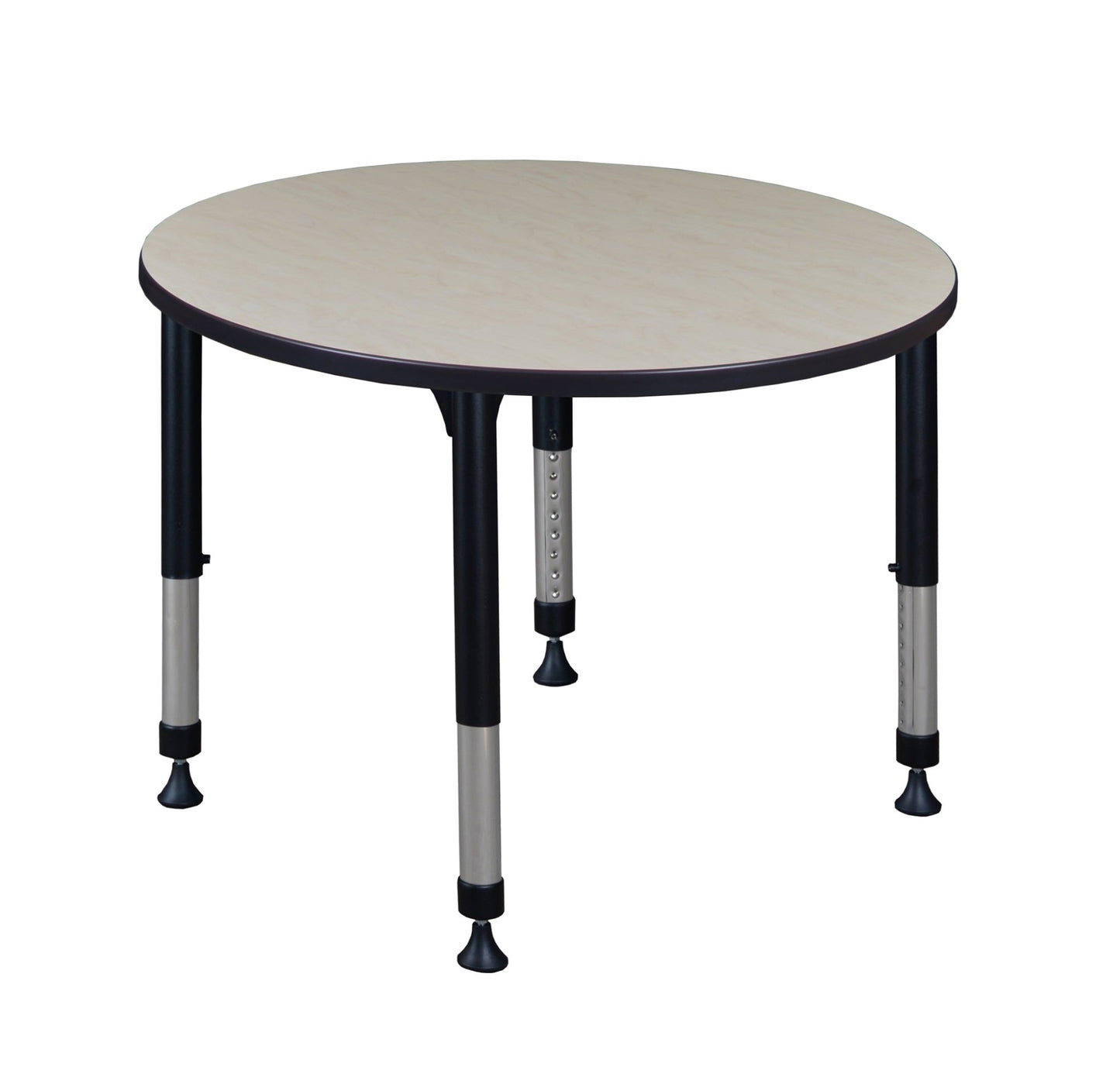 Regency Kee 36 in. Round Height Adjustable Mobile Classroom Activity Table - SchoolOutlet