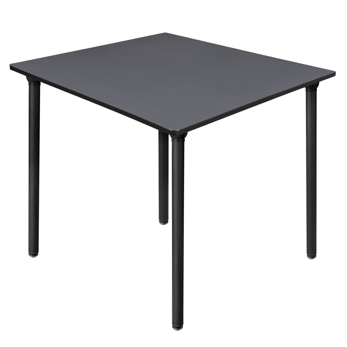 Regency Kee 48 in. Large Square Breakroom Table, Black Folding Legs - SchoolOutlet