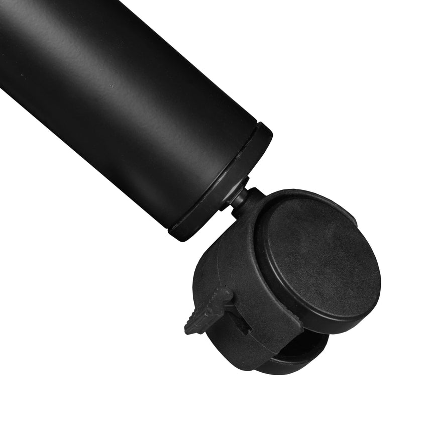 Regency Kee Medium 42 in. Round Breakroom Table, Black Mobile Legs - SchoolOutlet