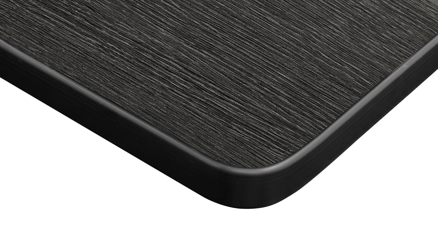 Regency Kee Large 48 in. Square Breakroom Table, Black Mobile Legs - SchoolOutlet