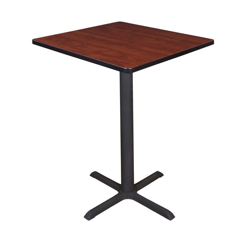 Regency Cain Small 30 in. Square X - Base Cafe Table - SchoolOutlet