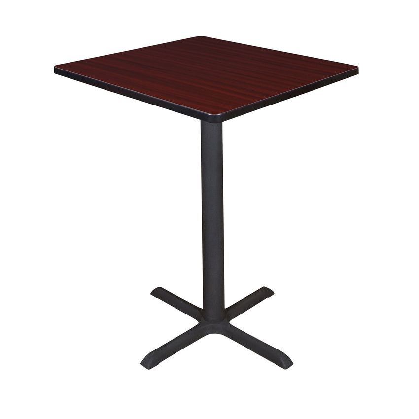 Regency Cain Small 30 in. Square X - Base Cafe Table - SchoolOutlet