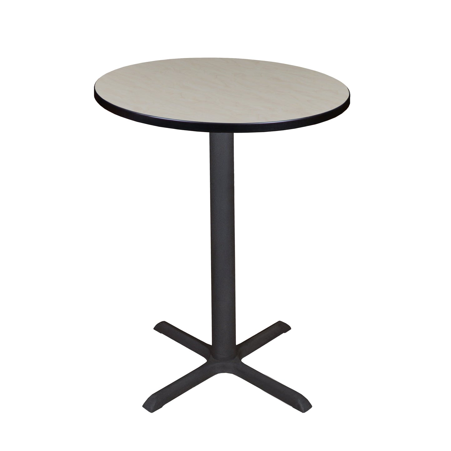 Regency Cain Small 30 in. Round X - Base Cafe Table - SchoolOutlet