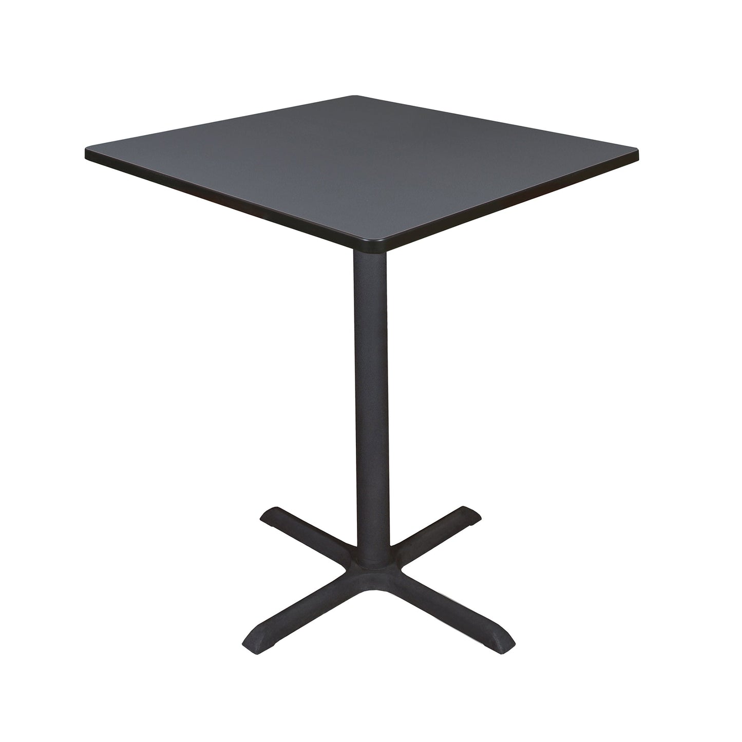 Regency Cain Medium 36 in. Square X - Base Cafe Table - SchoolOutlet