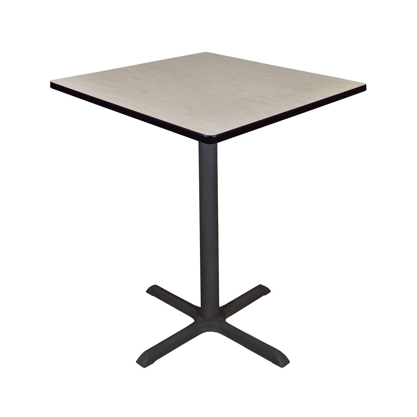 Regency Cain Medium 36 in. Square X - Base Cafe Table - SchoolOutlet