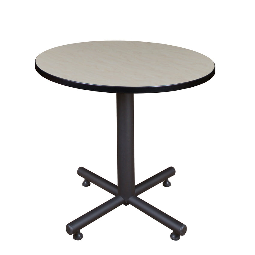 Regency Kobe 30 in. Round X - Base Breakroom Table - SchoolOutlet