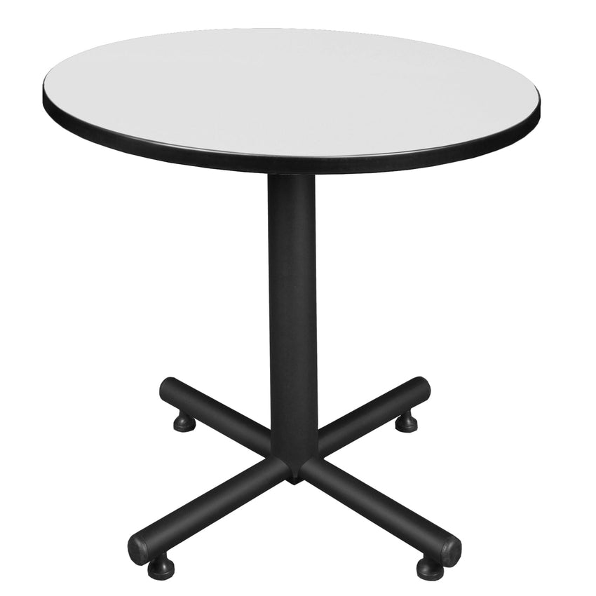 Regency Kobe 30 in. Round X - Base Breakroom Table - SchoolOutlet