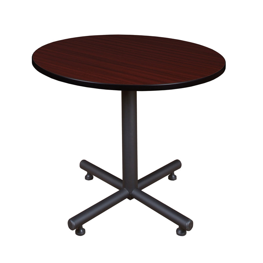 Regency Kobe 36 in. Round X - Base Breakroom Table - SchoolOutlet