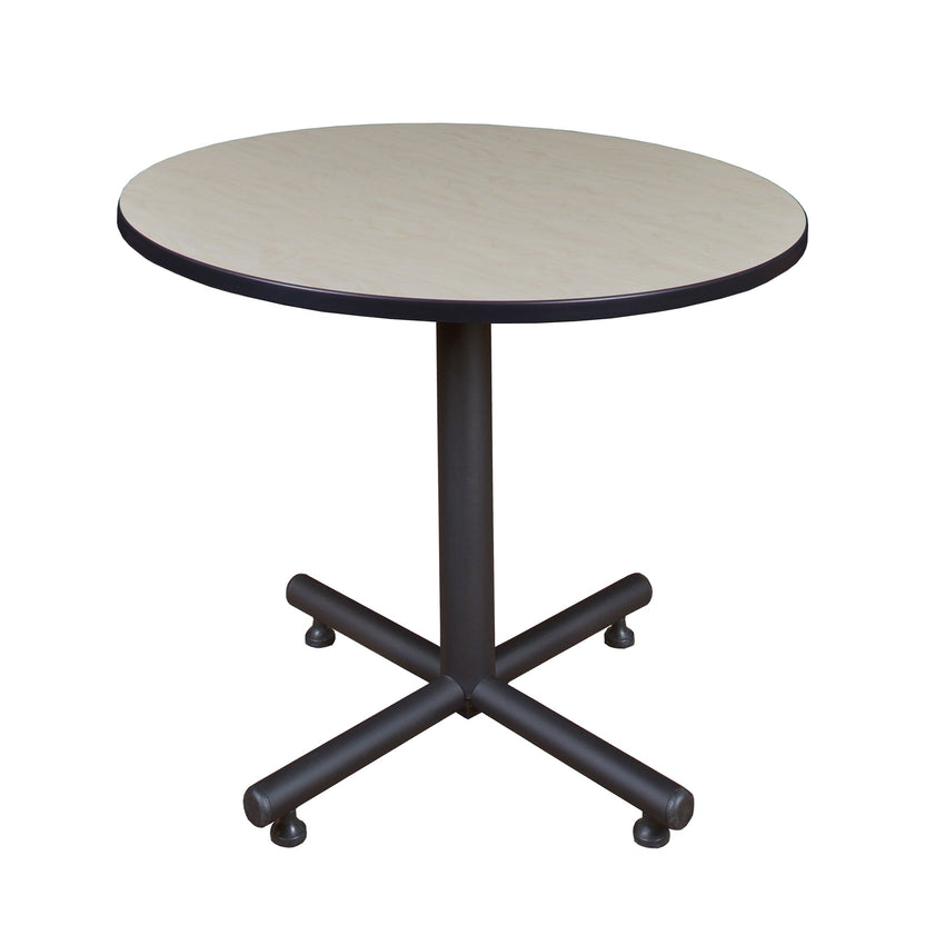 Regency Kobe 36 in. Round X - Base Breakroom Table - SchoolOutlet