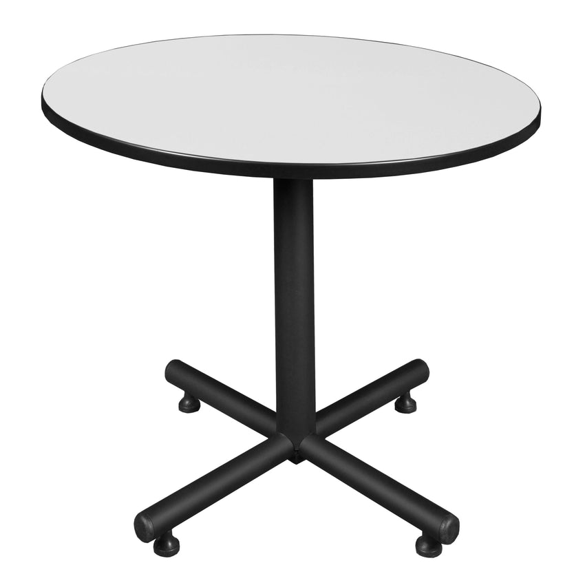 Regency Kobe 36 in. Round X - Base Breakroom Table - SchoolOutlet