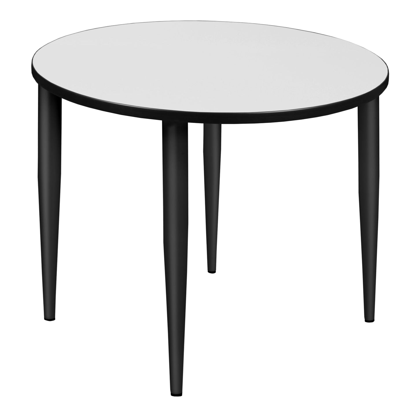 Regency Kahlo 36 in. Round Breakroom Table - Tapered Legs - SchoolOutlet