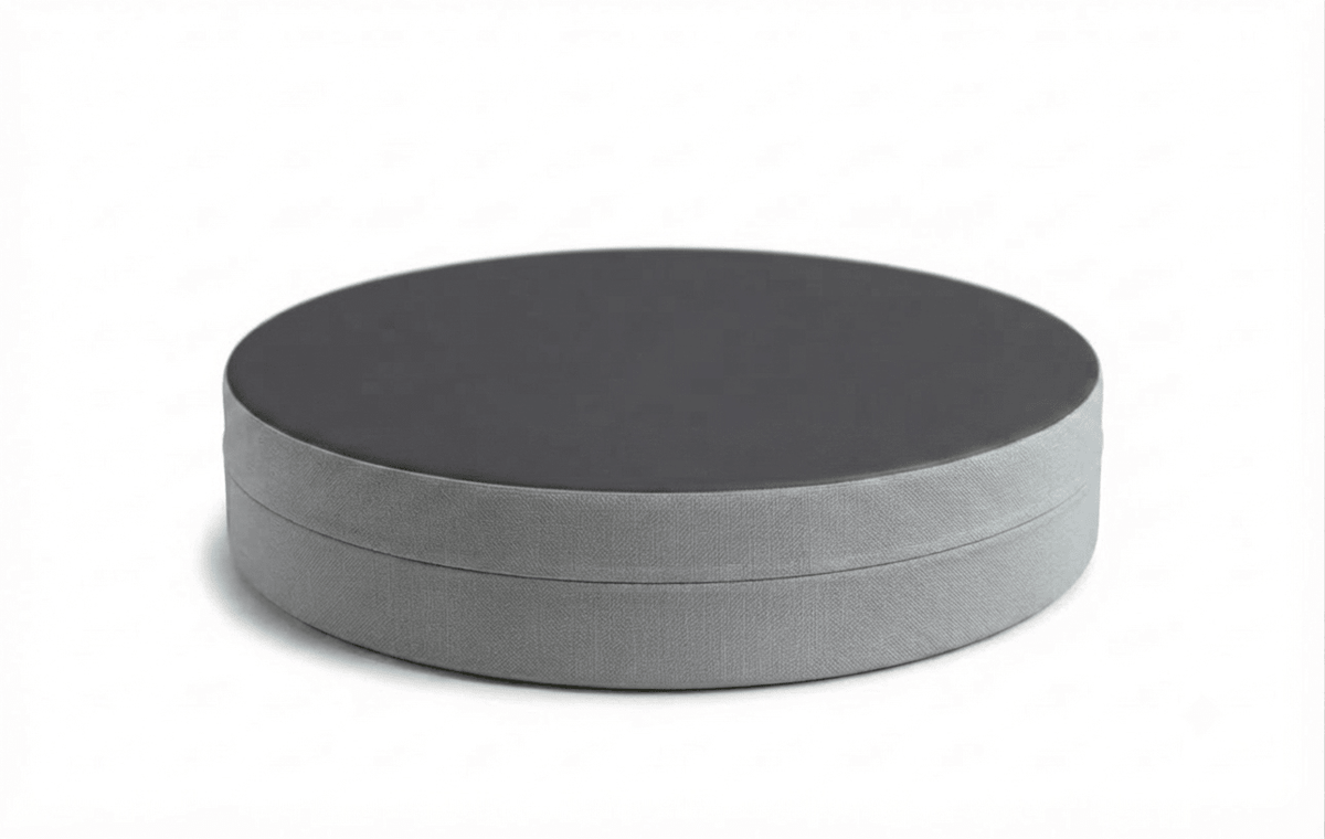 Russwood Library Furniture - Zipit Dot - 24"Diameter soft seat - 4"H (RUS-ZP-DT424-G1) - SchoolOutlet