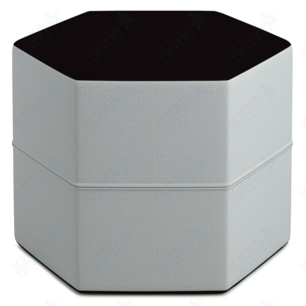 Russwood Library Furniture Zipit - Rollit Series - Zipit Hexagon soft seat - 16"H (RUS - ZP - HX16 - G1) - SchoolOutlet