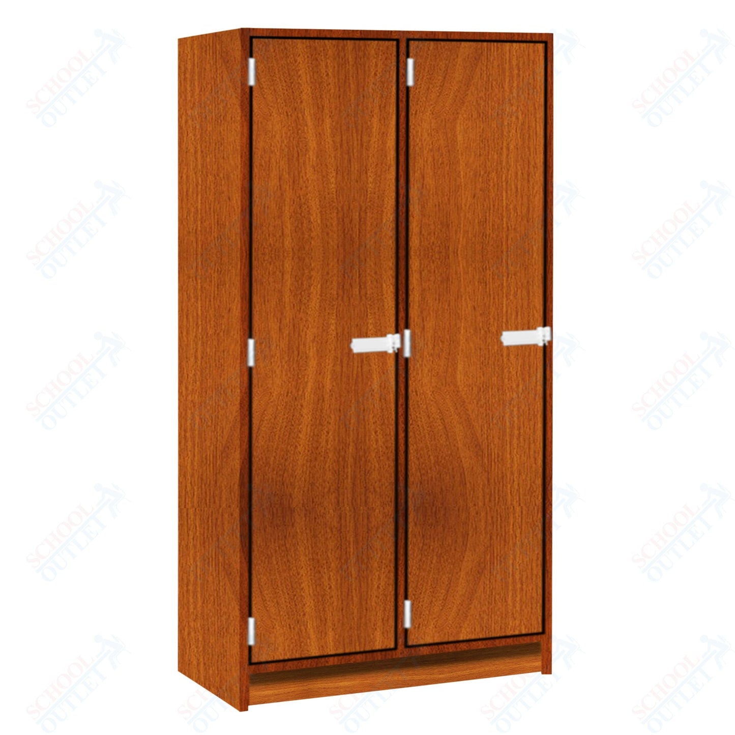 Double Wide Storage Double Shelf with Door Locker (79003 B30) - SchoolOutlet