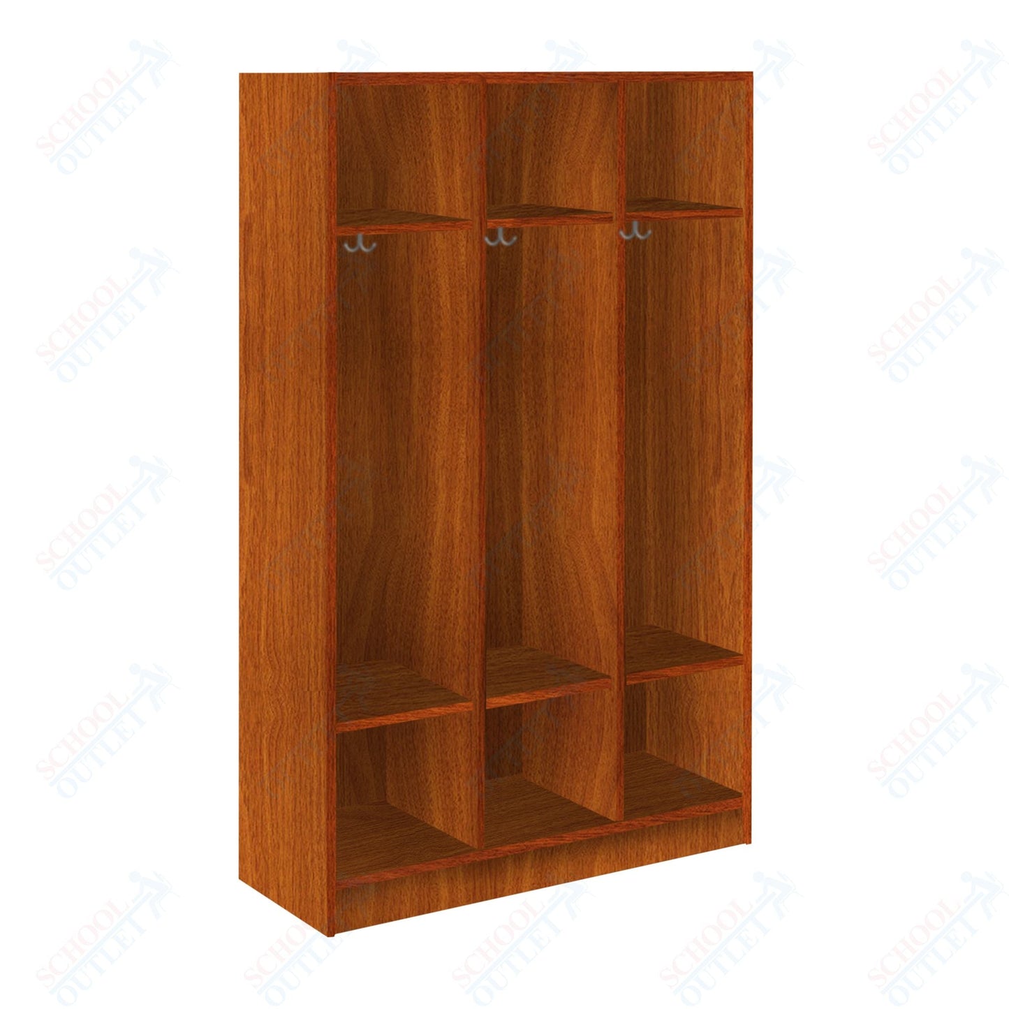 Triple Wide Storage Two Shelves No Door Locker (79010 Z45) - SchoolOutlet