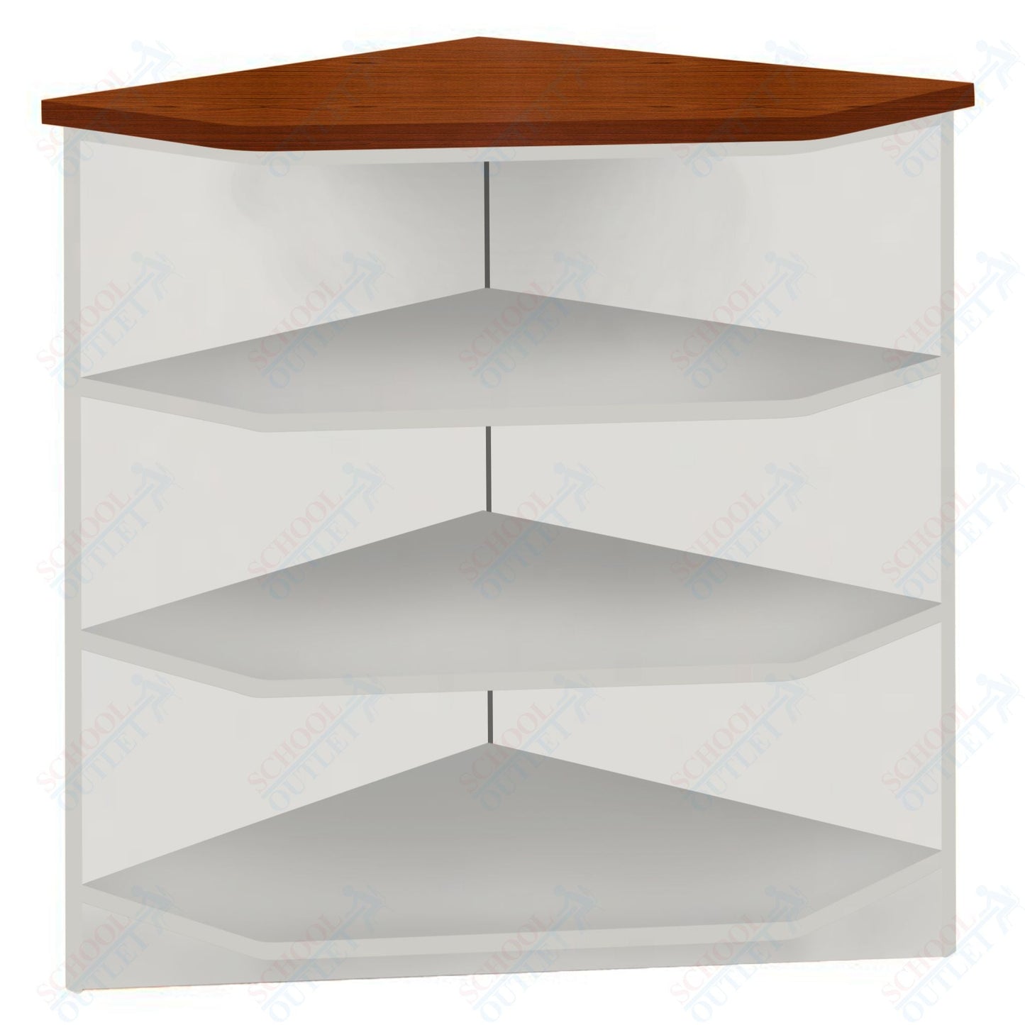 90 - Degree Outside Corner with 3 Shelves (88050 Z40) - SchoolOutlet