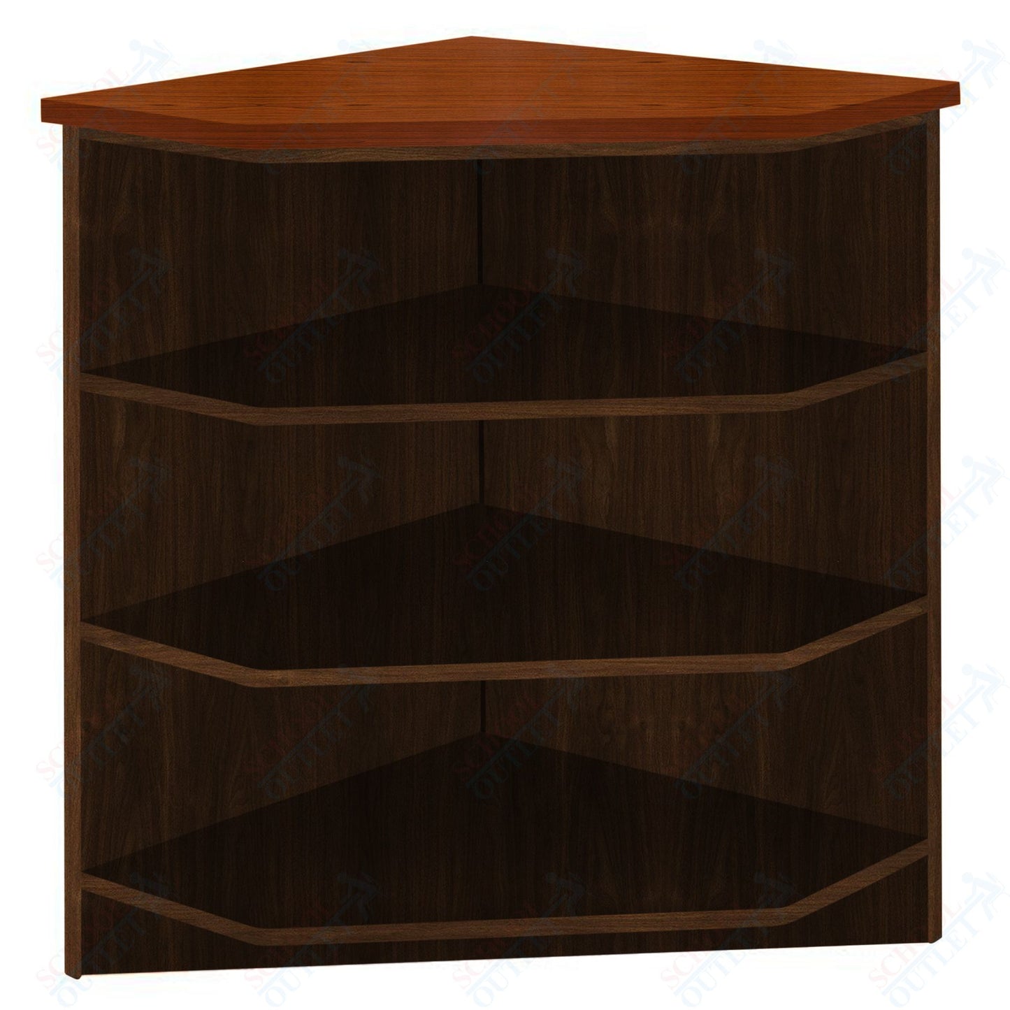 90 - Degree Outside Corner with 3 Shelves (88050 Z40) - SchoolOutlet