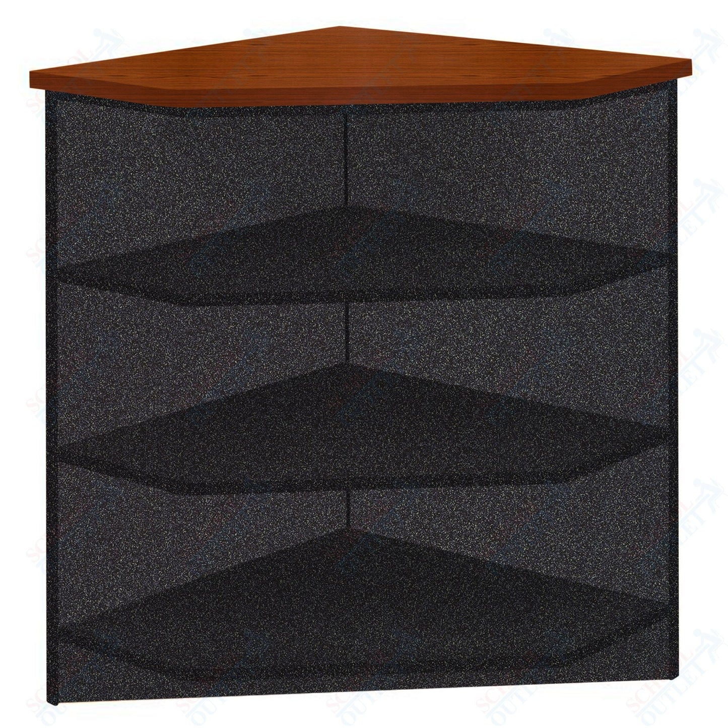 90 - Degree Outside Corner with 3 Shelves (88050 Z40) - SchoolOutlet