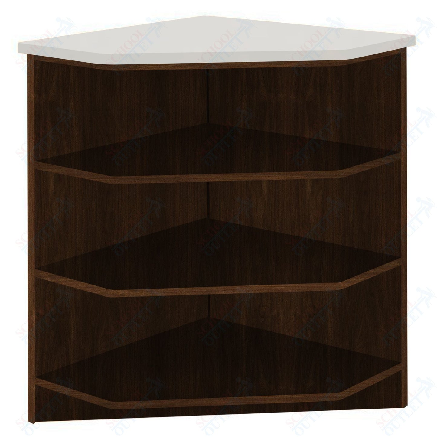 90 - Degree Outside Corner with 3 Shelves (88050 Z40) - SchoolOutlet