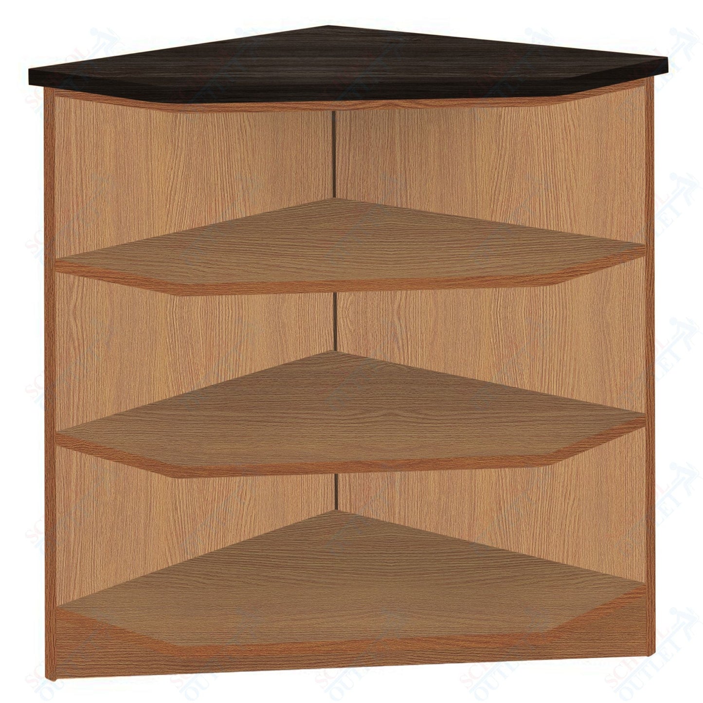 90 - Degree Outside Corner with 3 Shelves (88050 Z40) - SchoolOutlet