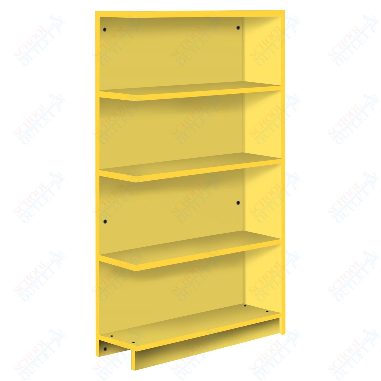 Single Face Adder 3 Adjustable Shelves Bookcase (88206 Z61) - SchoolOutlet