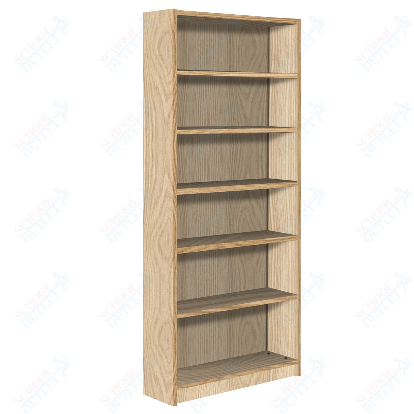 Single Face Starter 5 Adjustable Shelves Bookcase (88209 Z84) - SchoolOutlet
