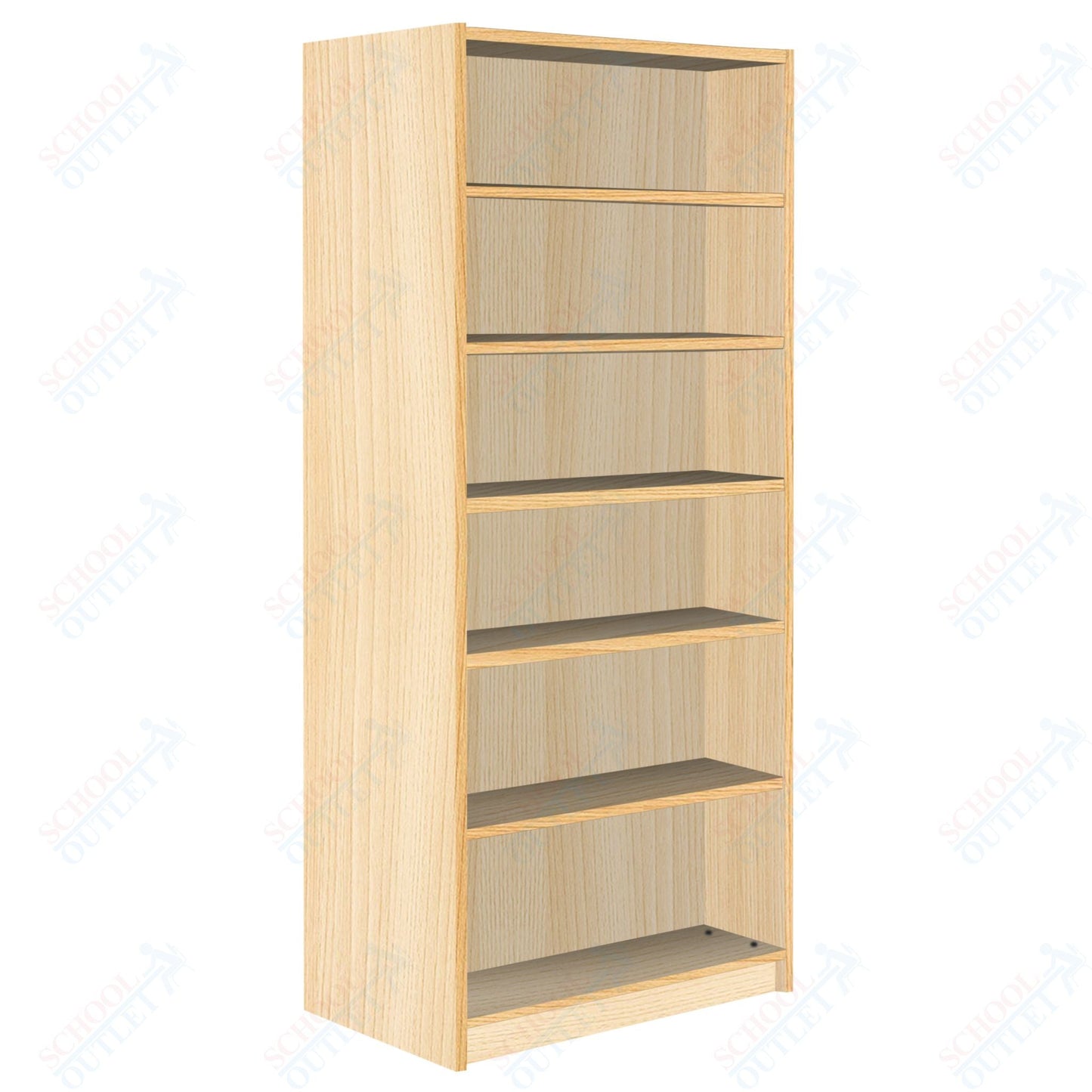 Double Face Starter 5 Adjustable Shelves each Face Bookcase (88259 Z84) - SchoolOutlet