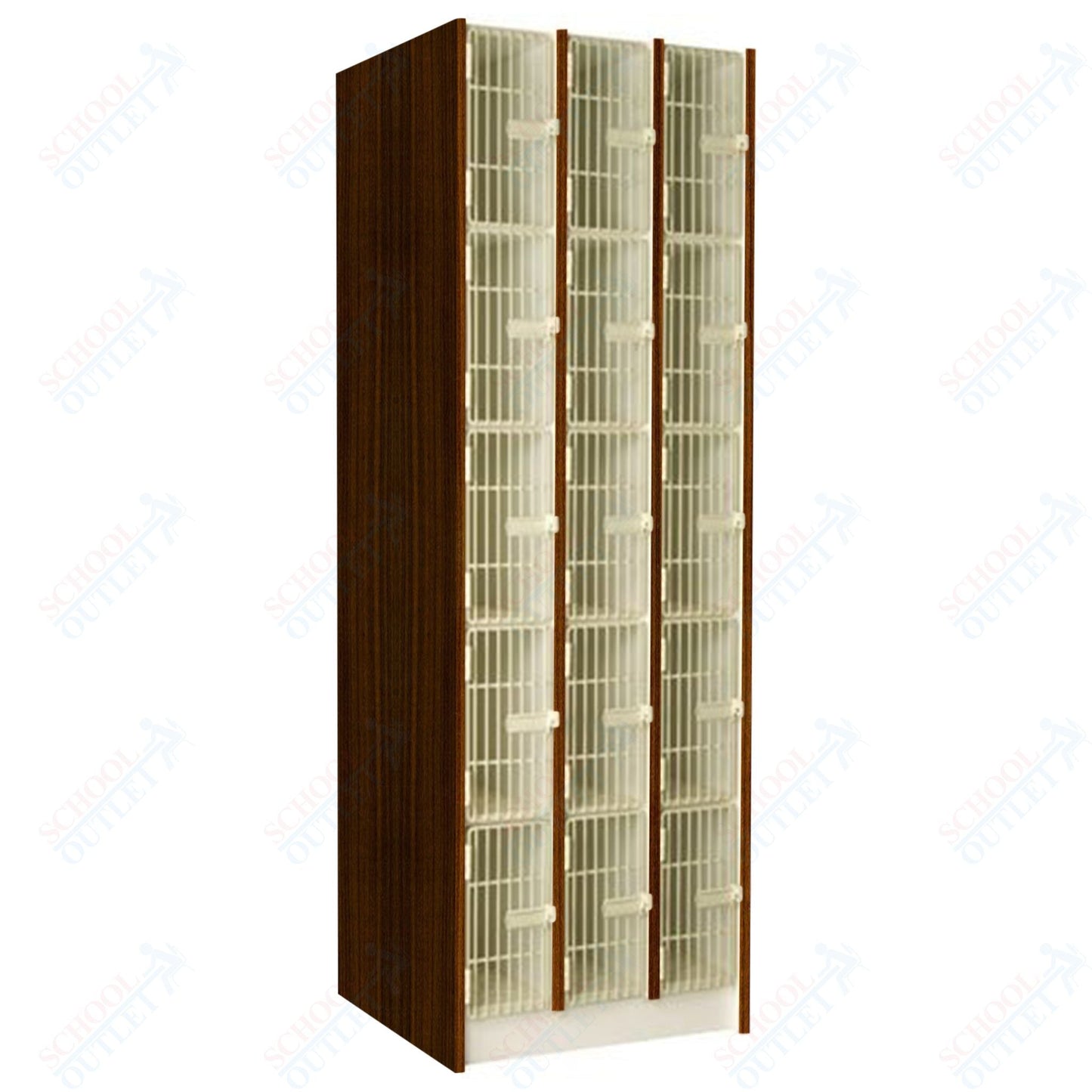 29" Deep Instrument Storage with Acousti - Grille Doors (89610 278429 A) - SchoolOutlet
