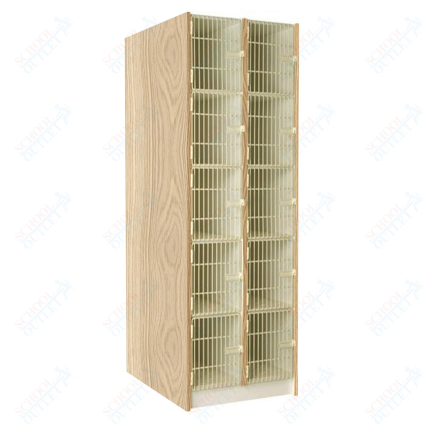 40" Deep Instrument Storage with Acousti - Grille Doors (89618 278440 A) - SchoolOutlet