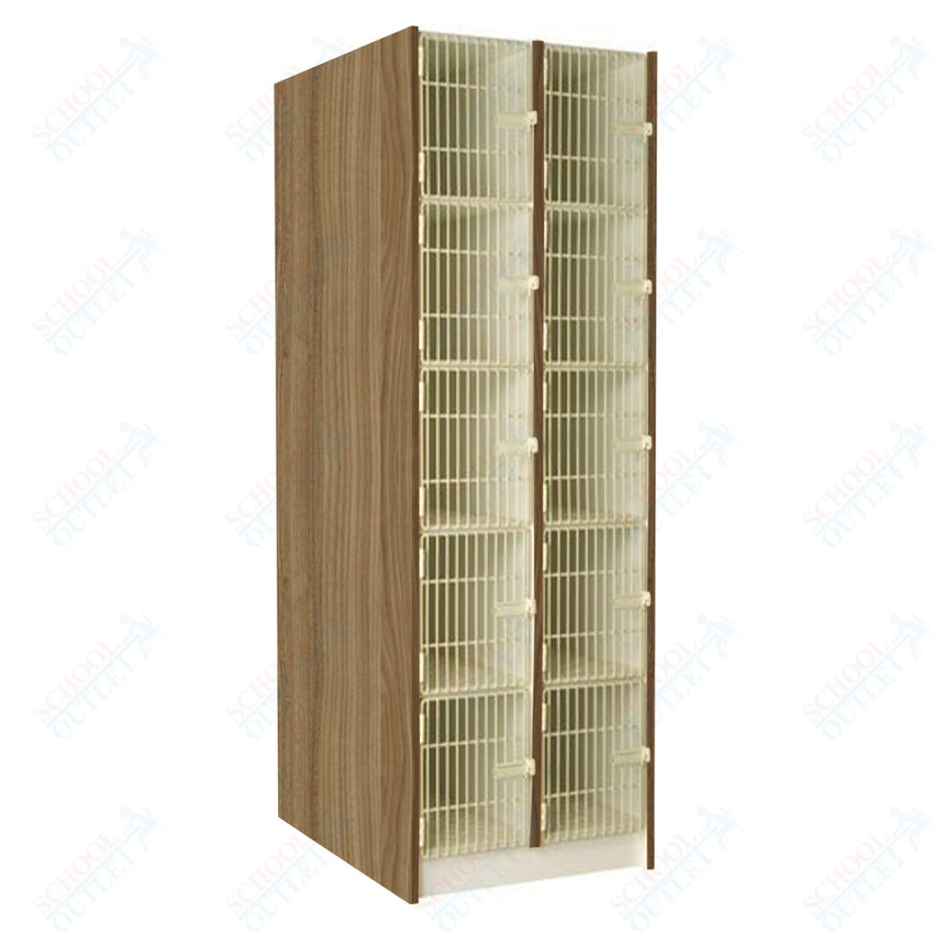 40" Deep Instrument Storage with Acousti - Grille Doors (89618 278440 A) - SchoolOutlet