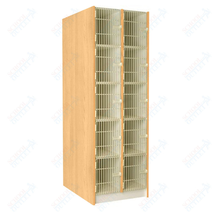 40" Deep Instrument Storage with Acousti - Grille Doors (89618 278440 A) - SchoolOutlet