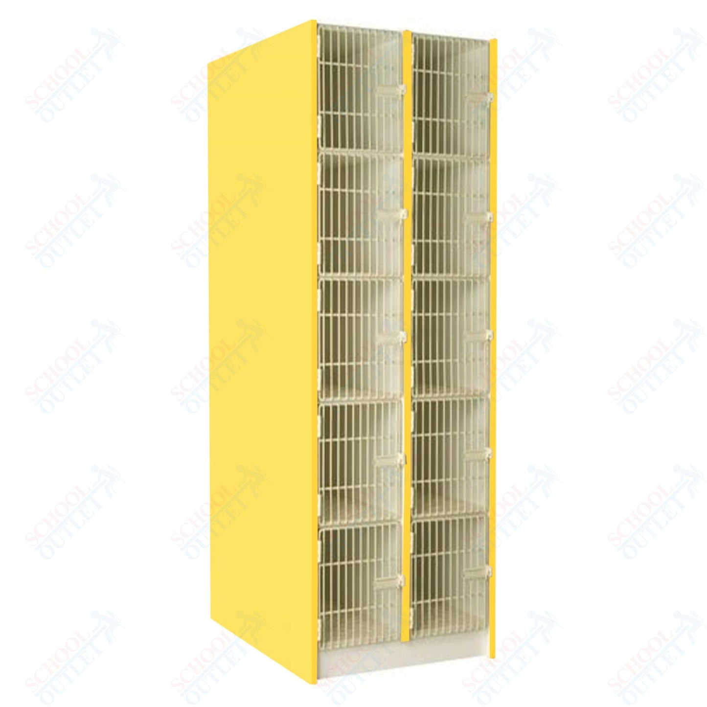 40" Deep Instrument Storage with Acousti - Grille Doors (89618 278440 A) - SchoolOutlet