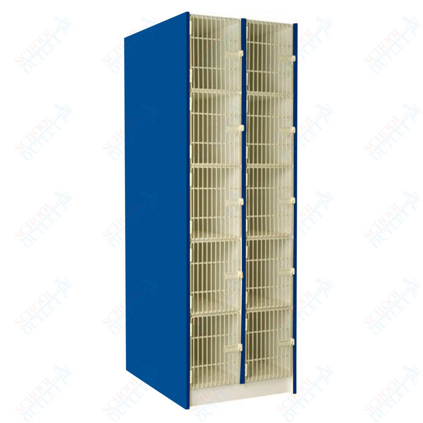 40" Deep Instrument Storage with Acousti - Grille Doors (89618 278440 A) - SchoolOutlet