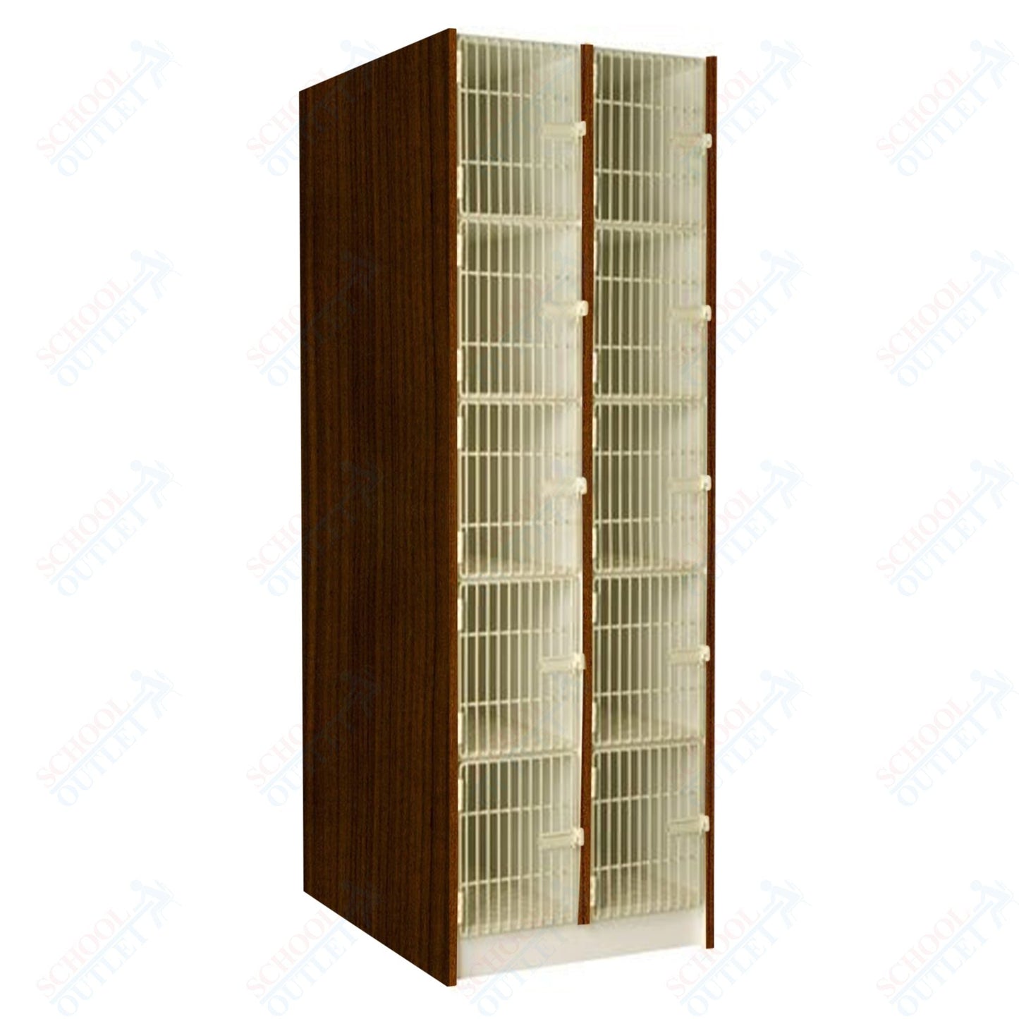 40" Deep Instrument Storage with Acousti - Grille Doors (89618 278440 A) - SchoolOutlet