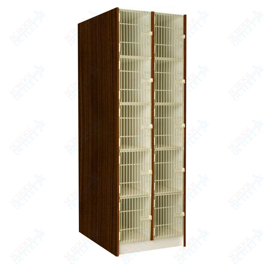 40" Deep Instrument Storage with Acousti - Grille Doors (89618 278440 A) - SchoolOutlet