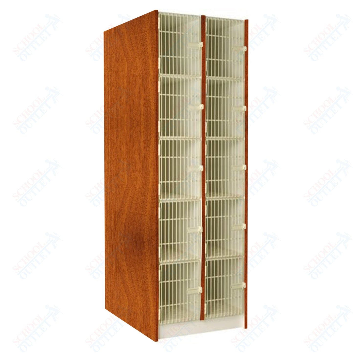 40" Deep Instrument Storage with Acousti - Grille Doors (89618 278440 A) - SchoolOutlet