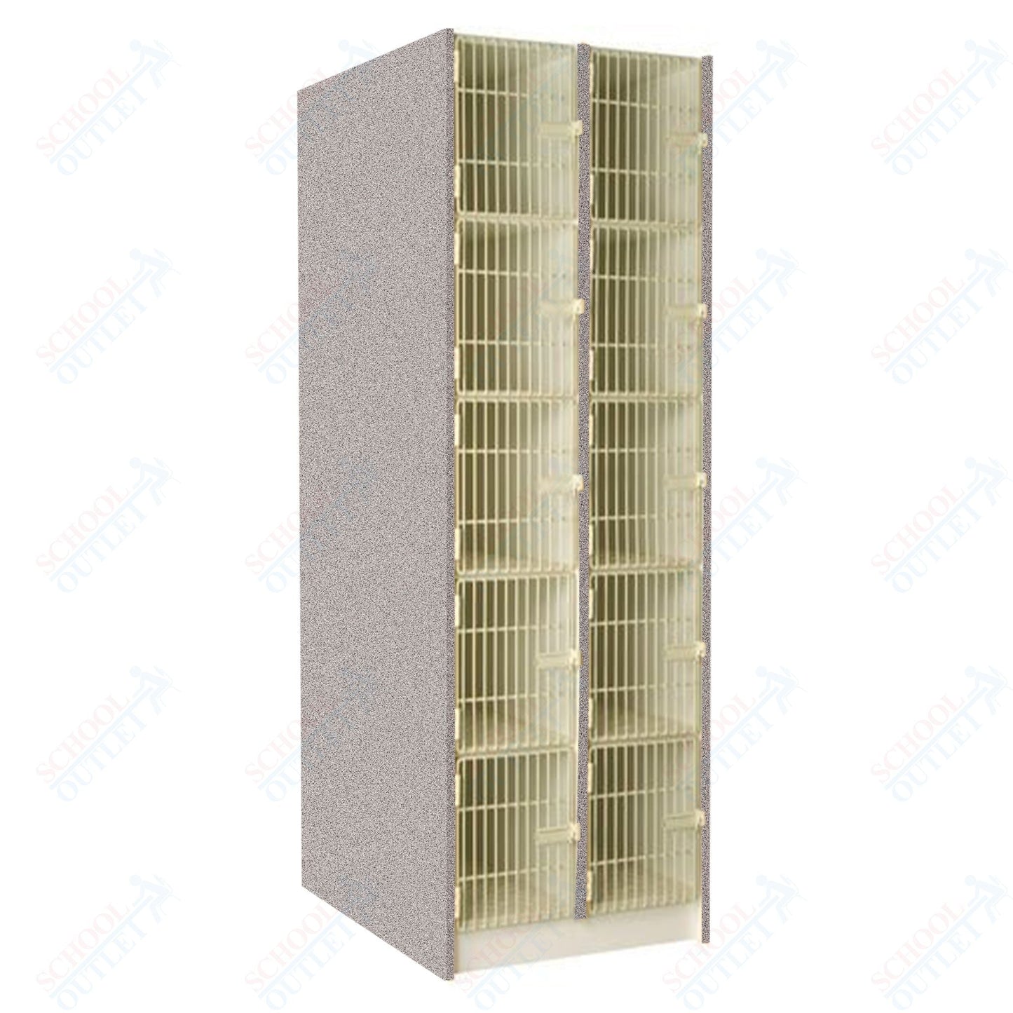 40" Deep Instrument Storage with Acousti - Grille Doors (89618 278440 A) - SchoolOutlet