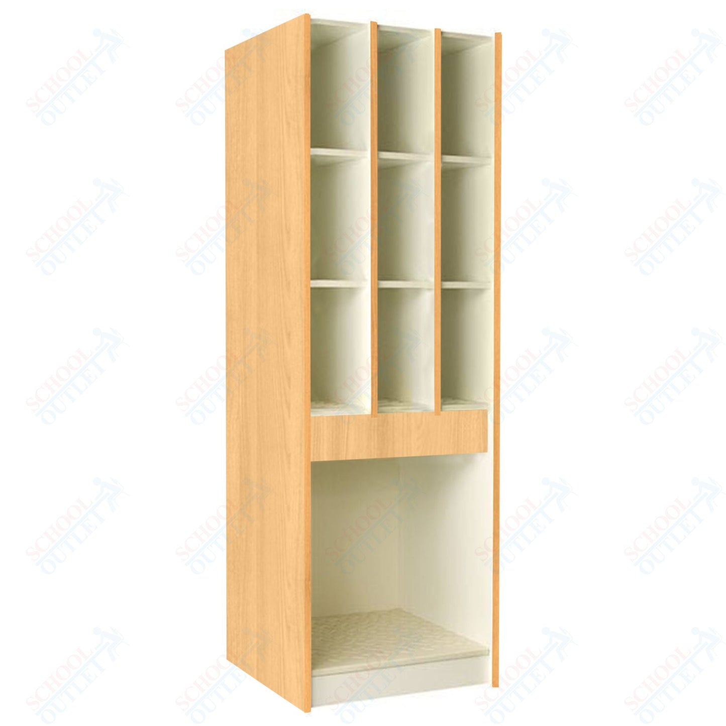 29" Deep Instrument Storage with Acousti - Grille Doors (89628 278429 A) - SchoolOutlet