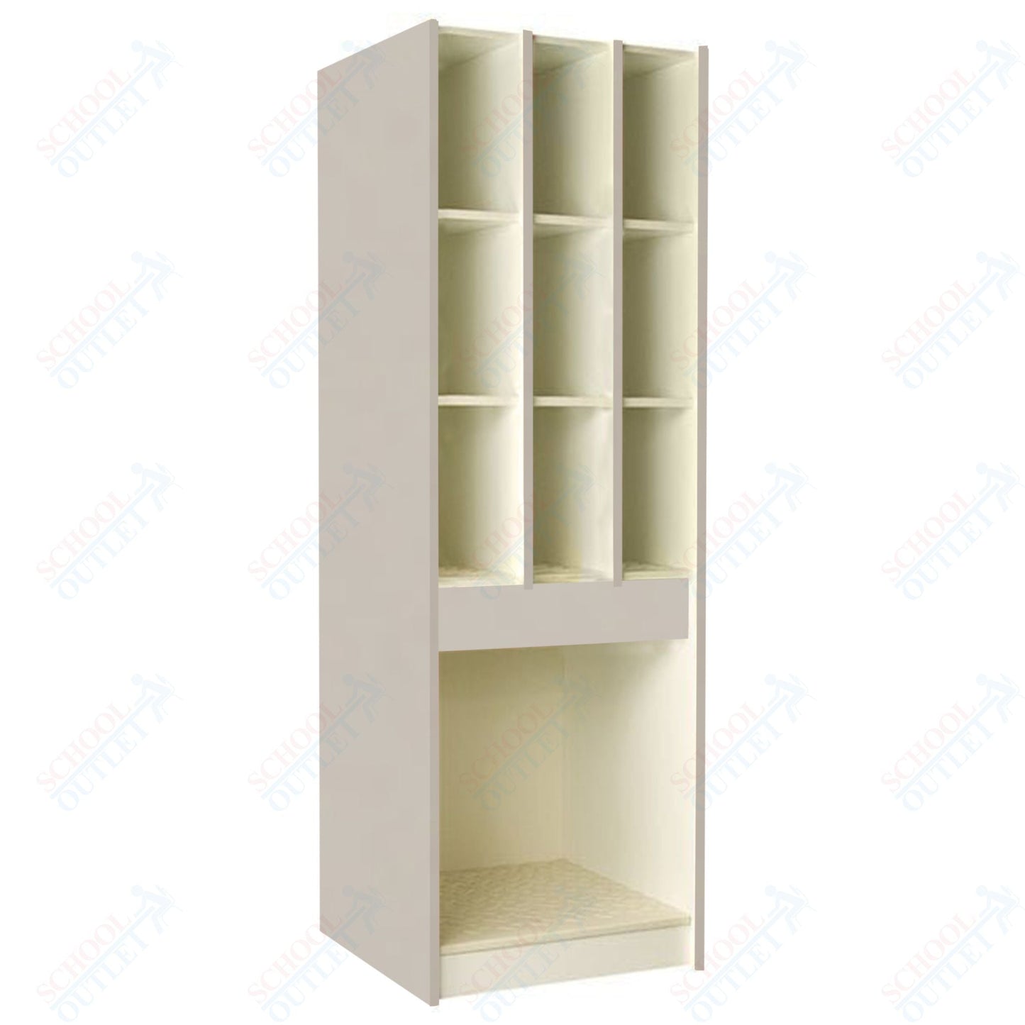 29" Deep Instrument Storage with Acousti - Grille Doors (89628 278429 A) - SchoolOutlet